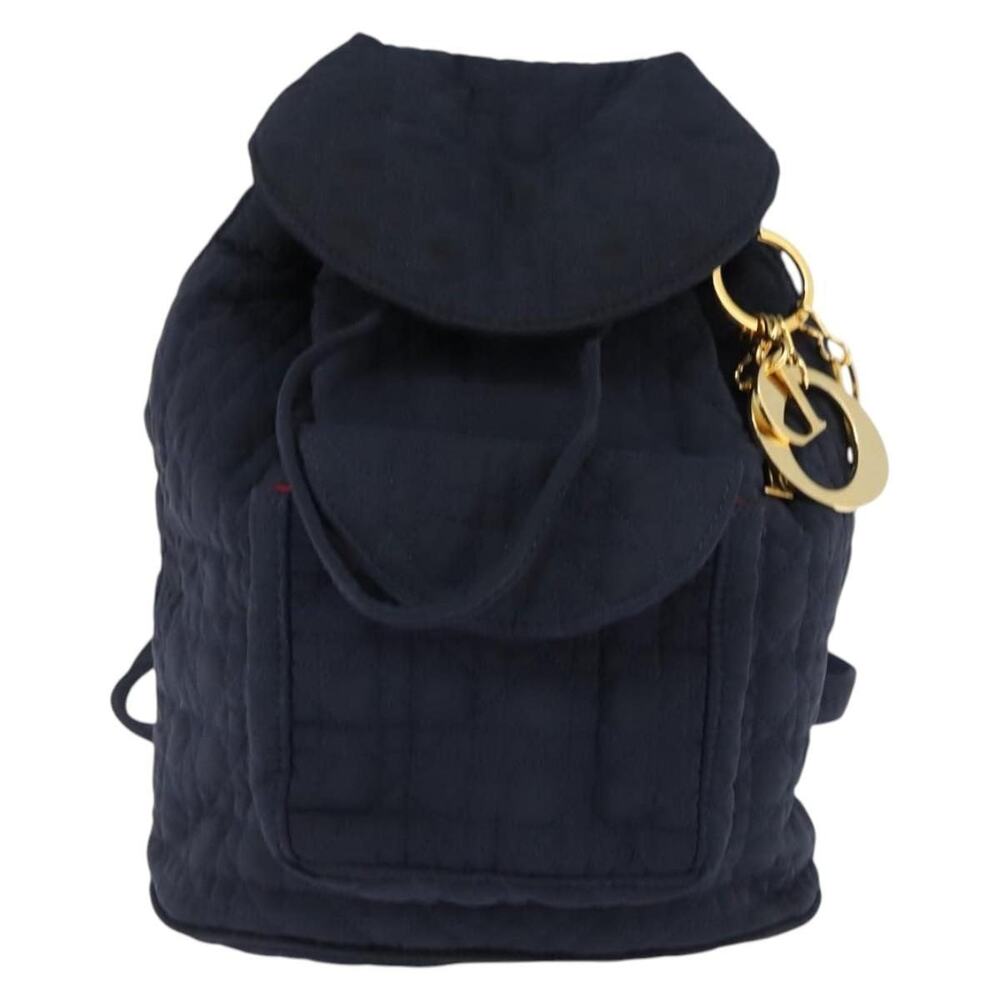 Dior Cannage Nylon Backpack Navy